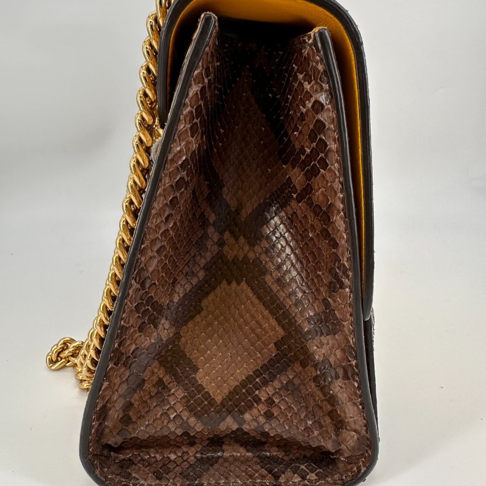 Gucci Python Medium Padlock Shoulder Bag - image 6